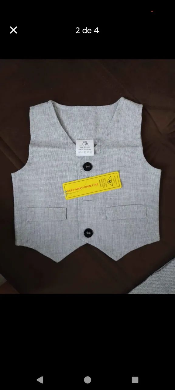 Roupa social para bebê  - Foto 3
