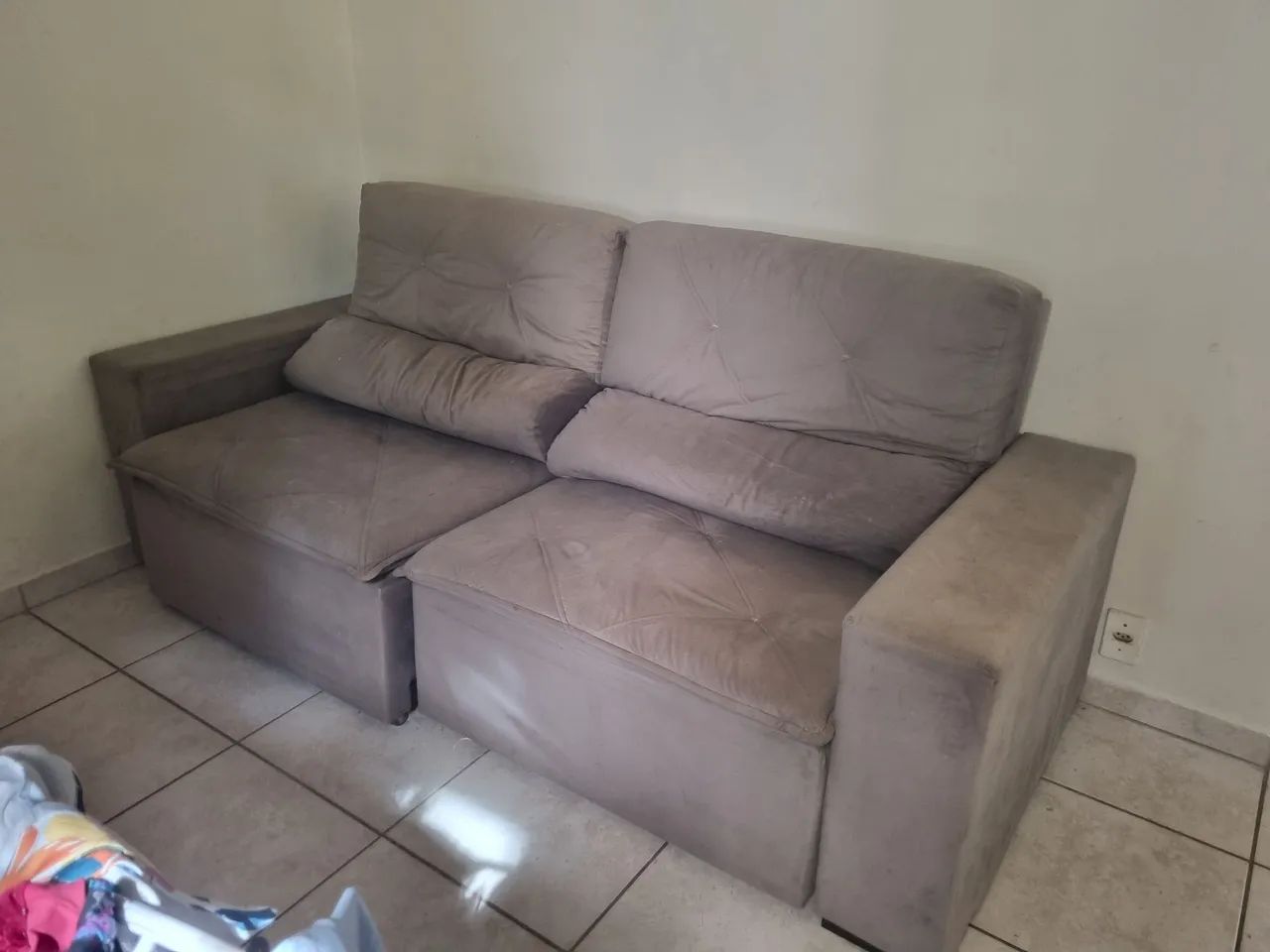 SOFÁ RETRÁTIL 2 LUGARES 
