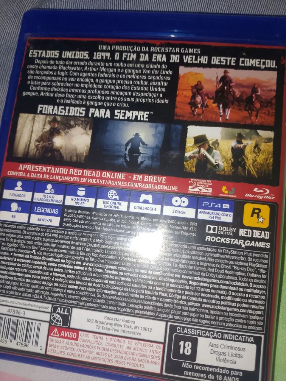 Anunciasse game ps4 red dead redemption 2 - Foto 4