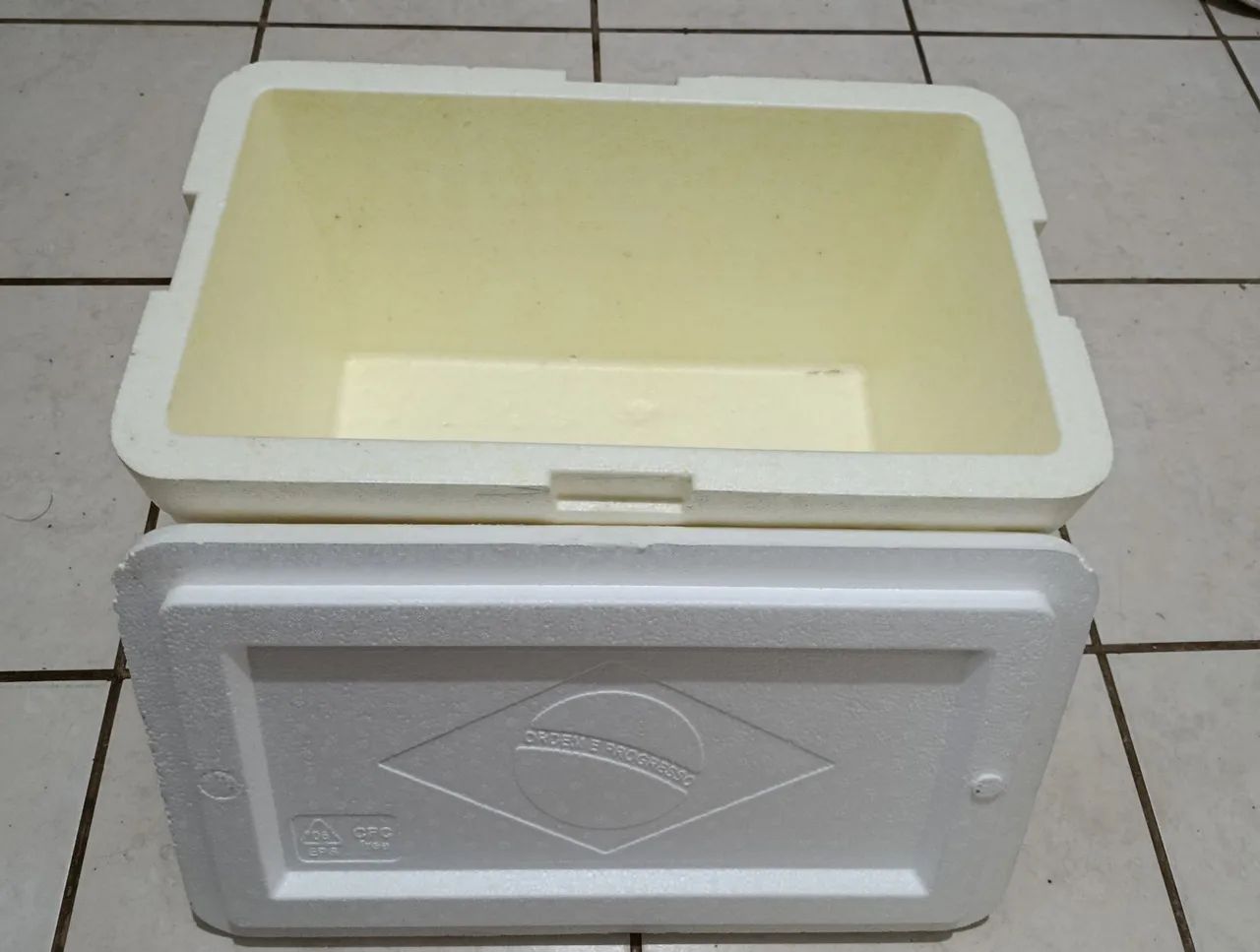 Caixa térmica de isopor 27 litros 