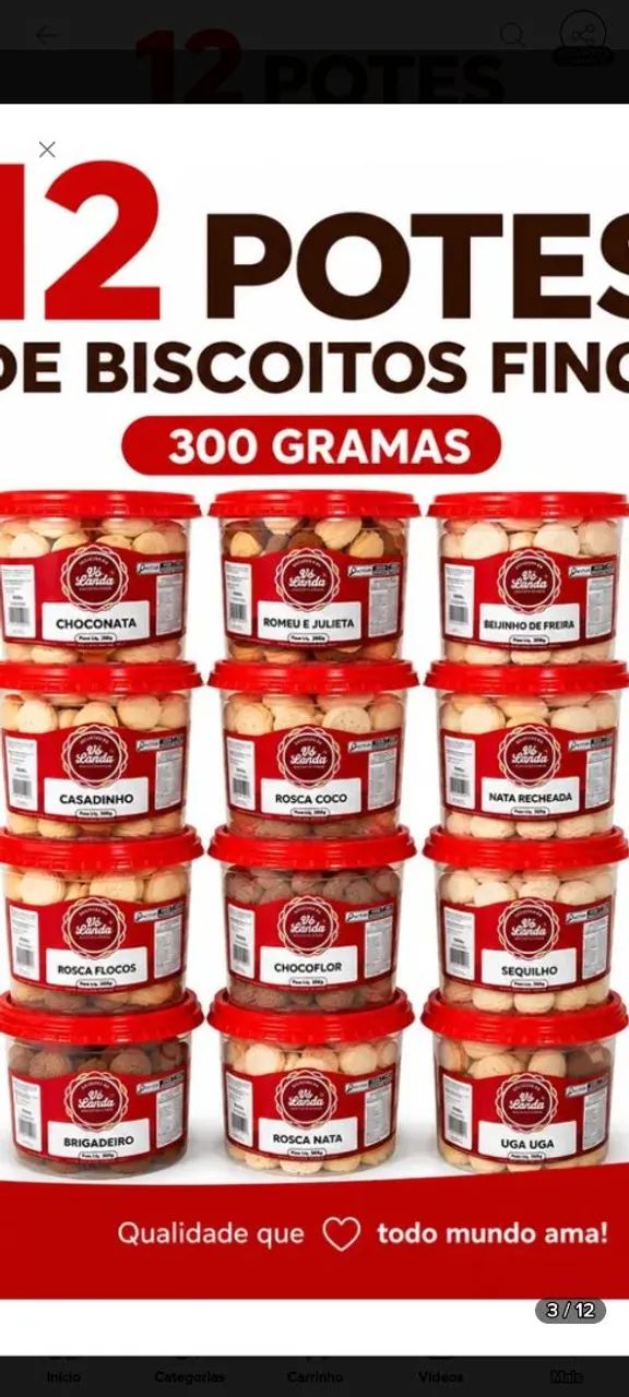 Biscoito revenda 