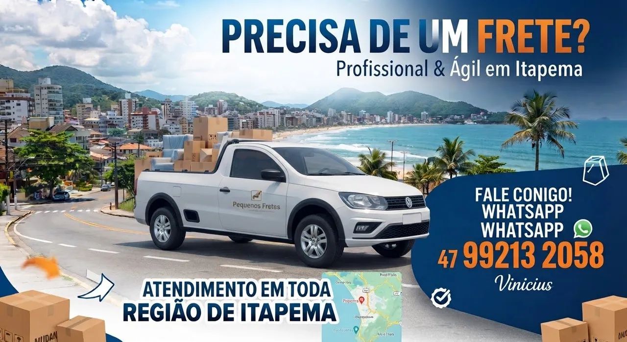 Transportes, fretes e pequenas mudanças 