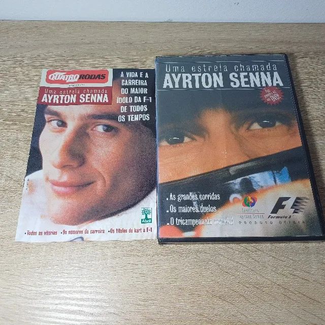 DVD Uma Estrela Chamada Ayrton Senna