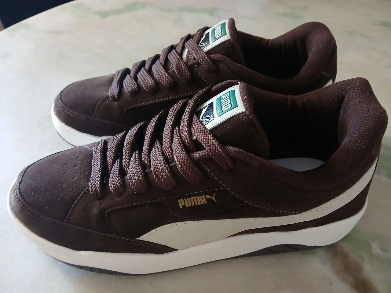 Tênis Casual Puma Marrom nº 42 - Foto 3