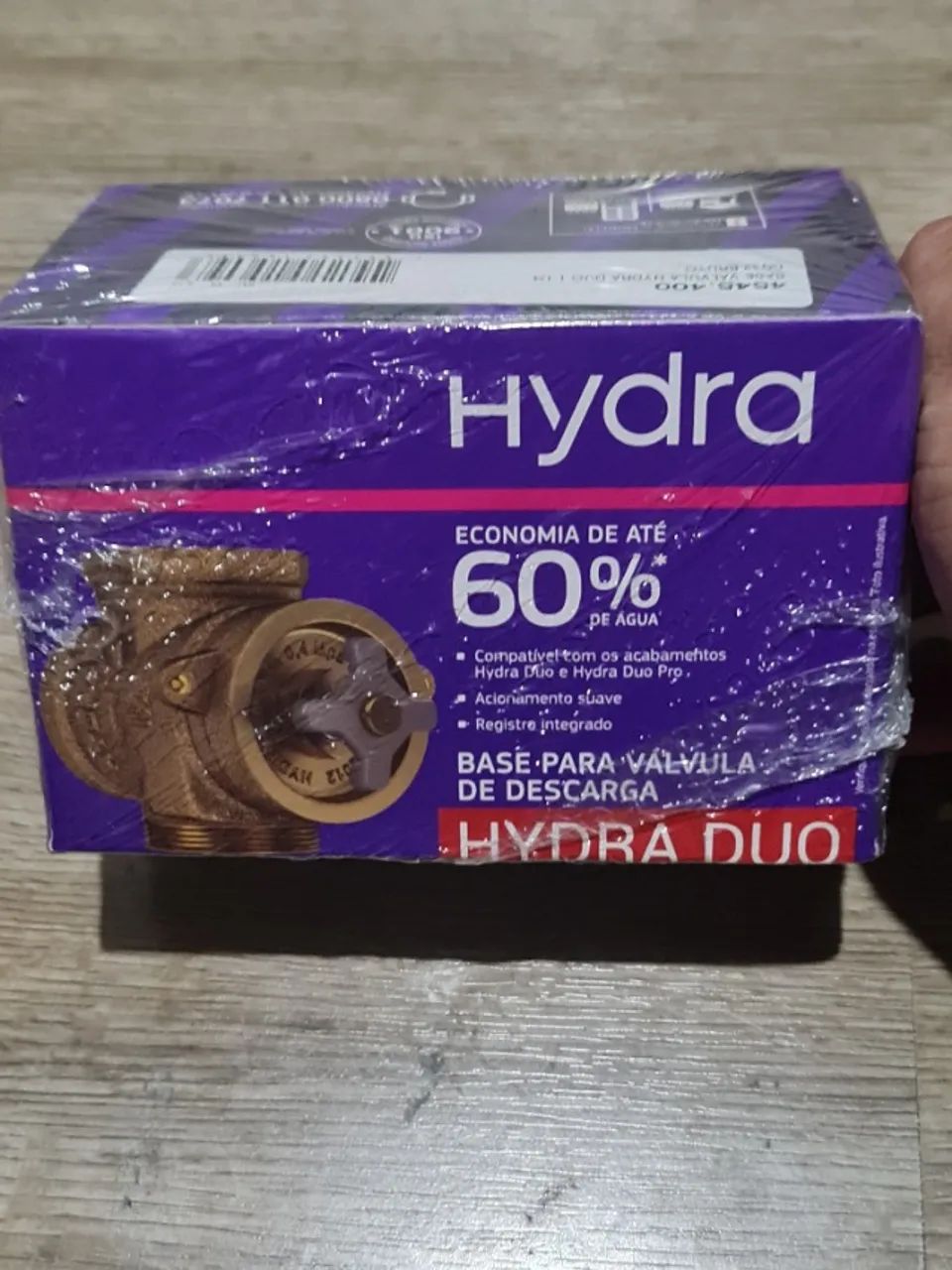 KIT Base válvula de descarga 1 1/4" Hydra DUO Bruto + Acab DUO DECA - Foto 5