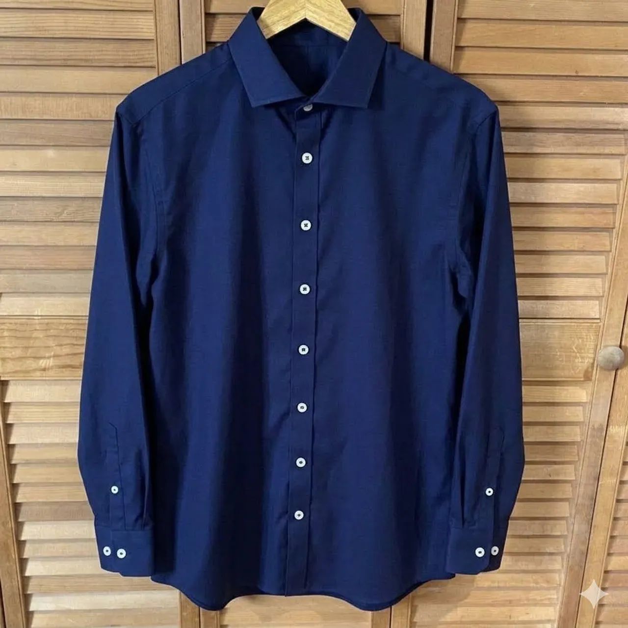 kit com 2 camisas sociais slim M - Foto 2