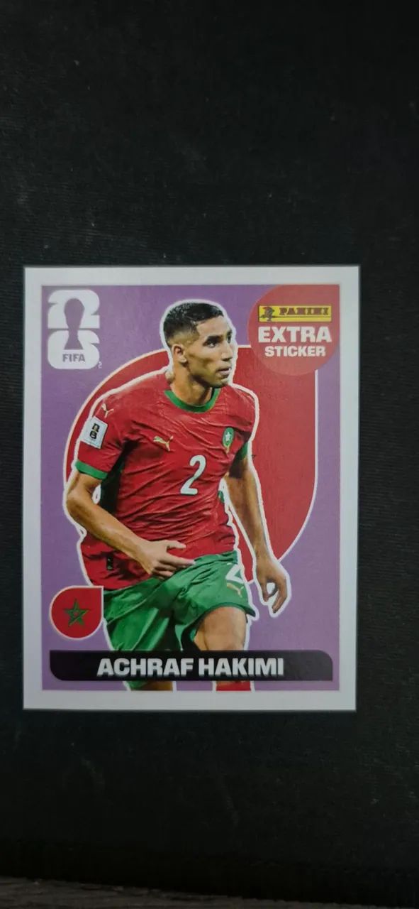 Figurinha Extra 2026-  Achraf Hakimi