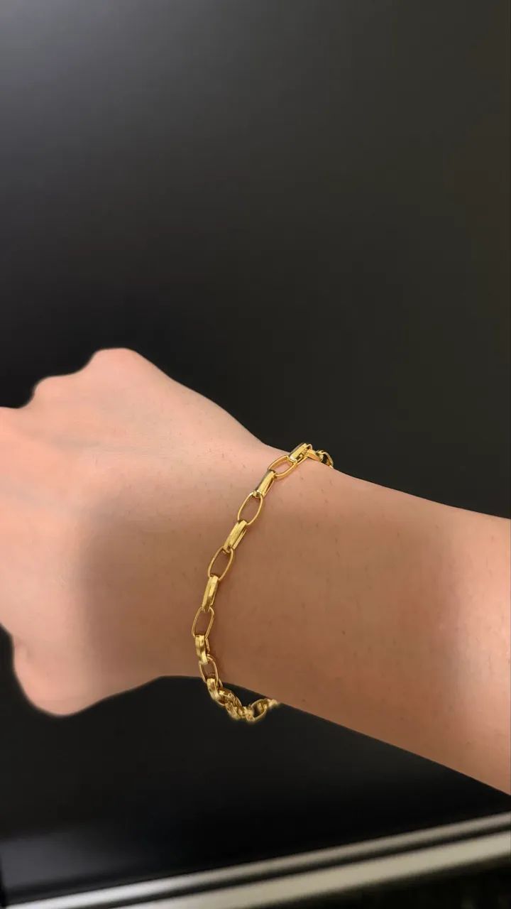 Pulseira moeda antiga 