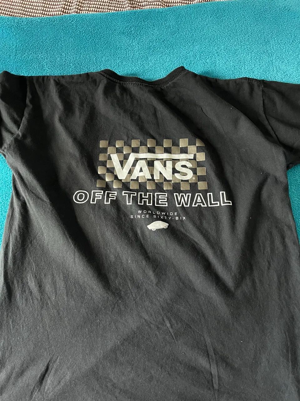 Camiseta Preta - Vans Off The Wall - Foto 2