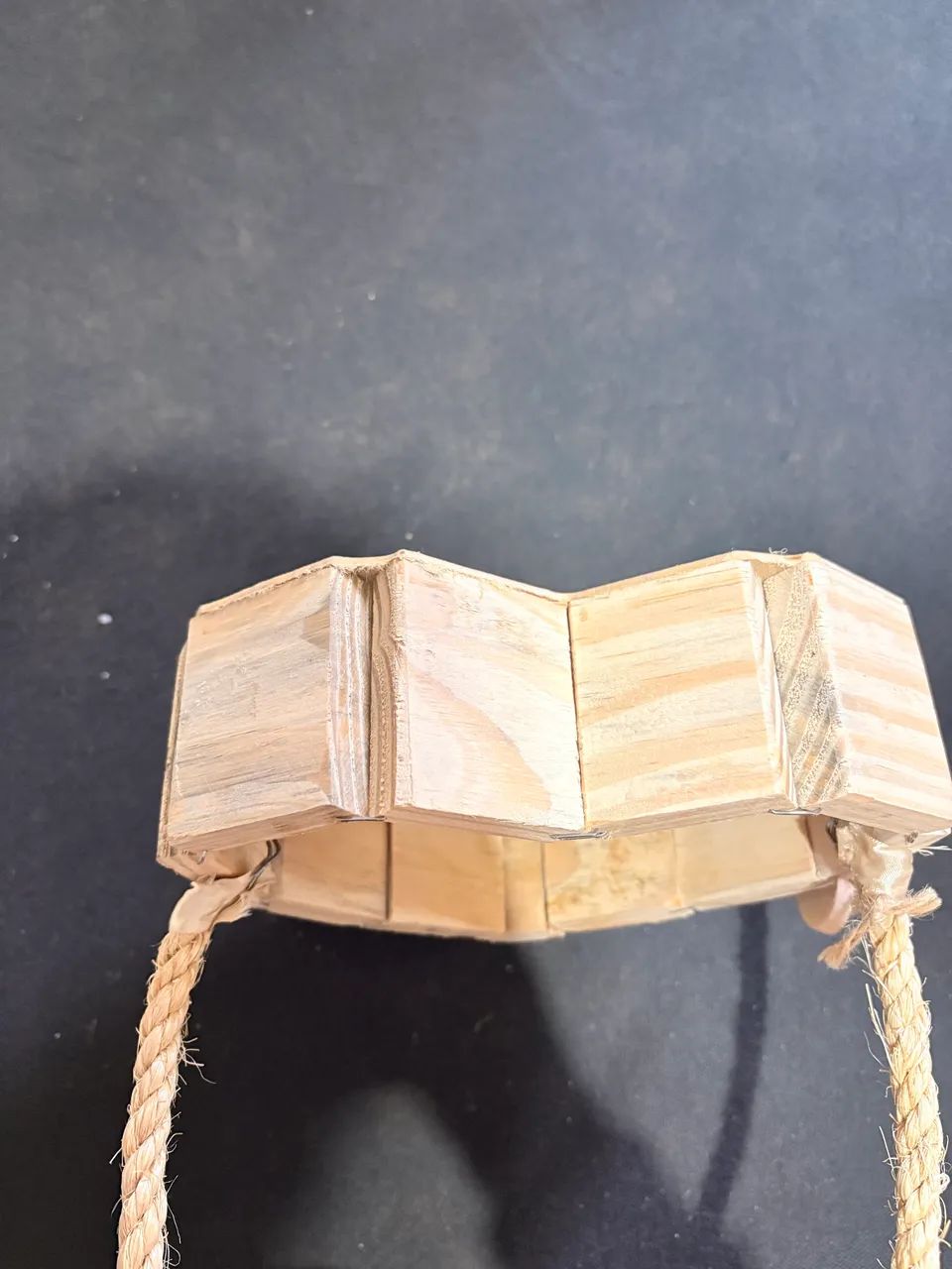 Cesta de madeira para presente decoração  - Foto 2