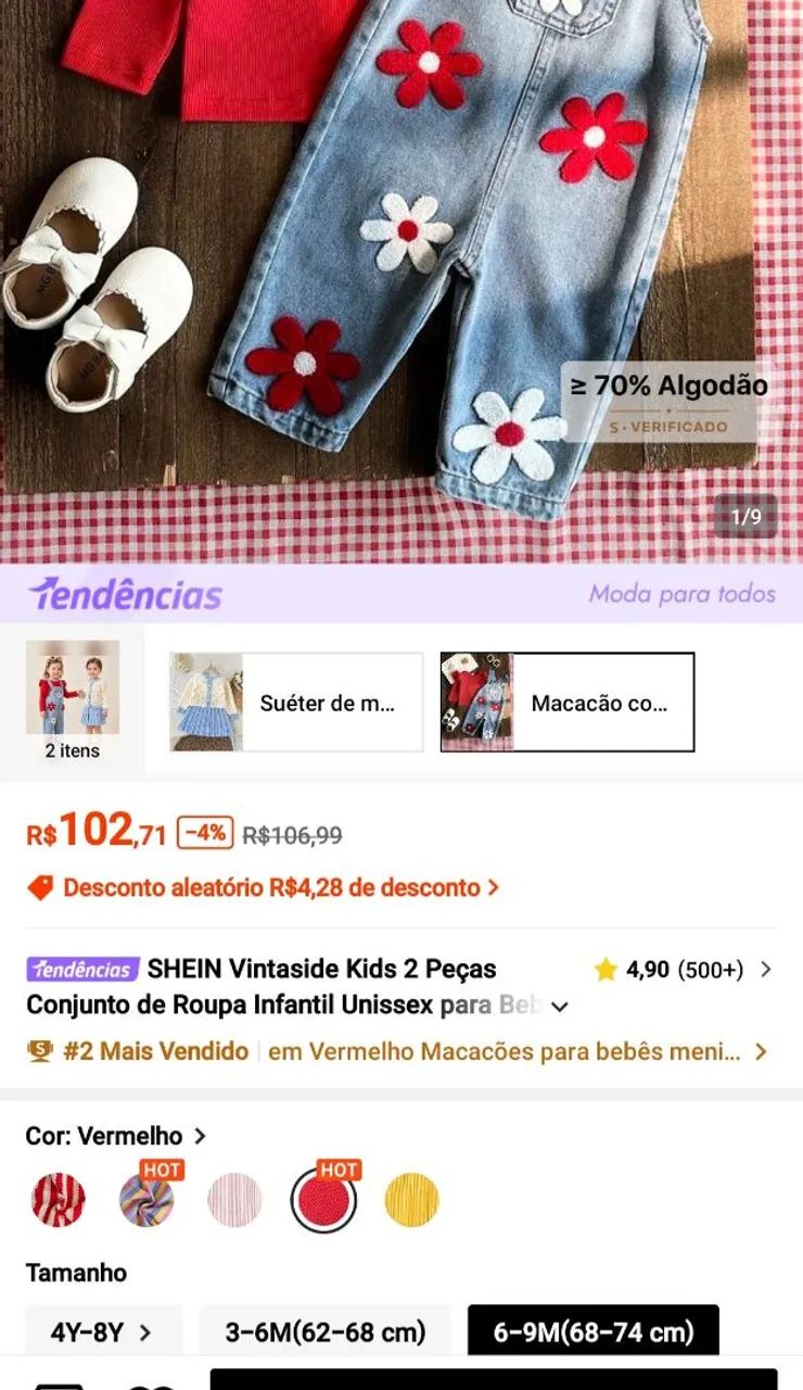 Conjunto Infantil macacão  - Foto 2