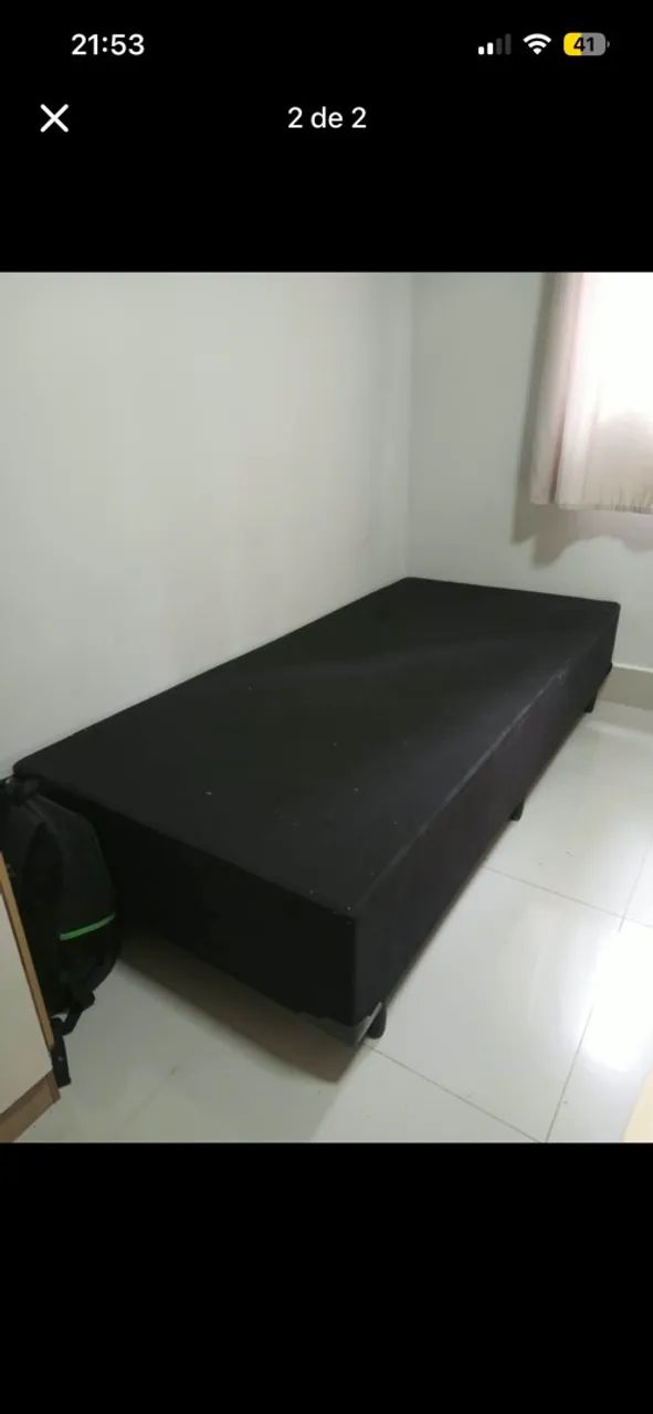 Base cama box solteiro 