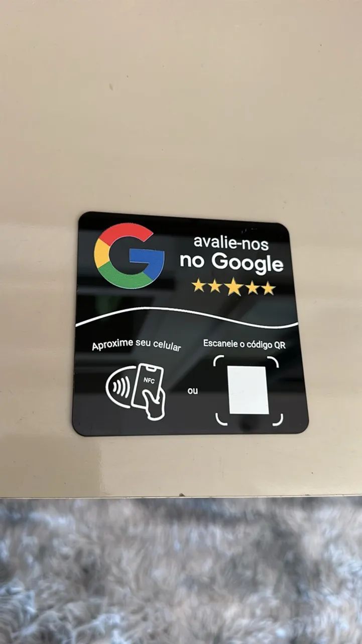 Placa NFC e Qrcode - Google Review - Foto 4