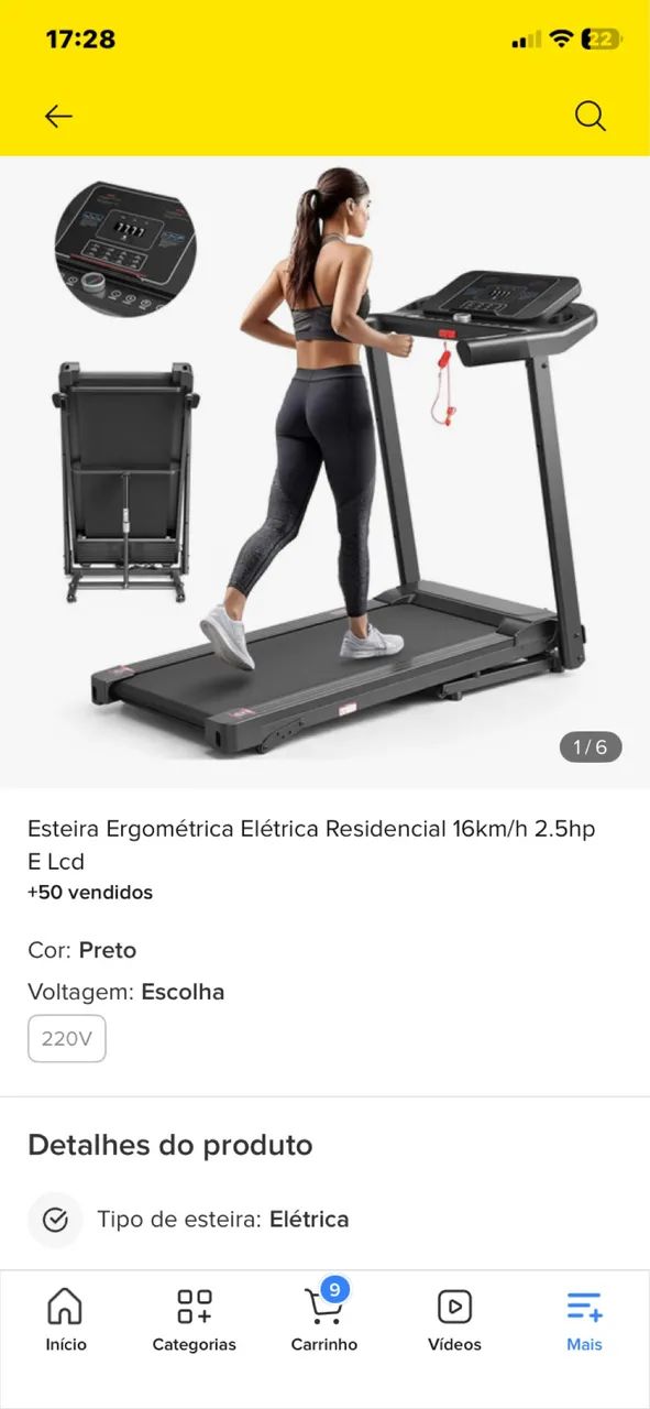 Esteira profissional  - Foto 4