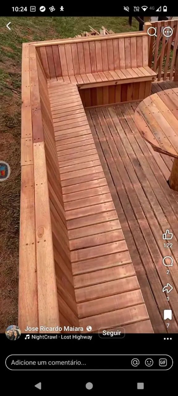 Telhado, deck , forro, construção civil em geral 