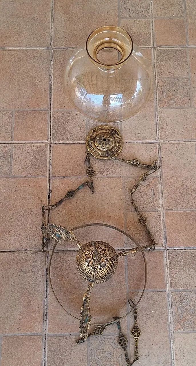 Conjunto de Luminárias em bronze, estilo colonial.  - Foto 3