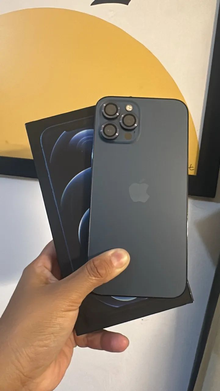 IPHONE 12 PRO MAX CAIXA E NOTA