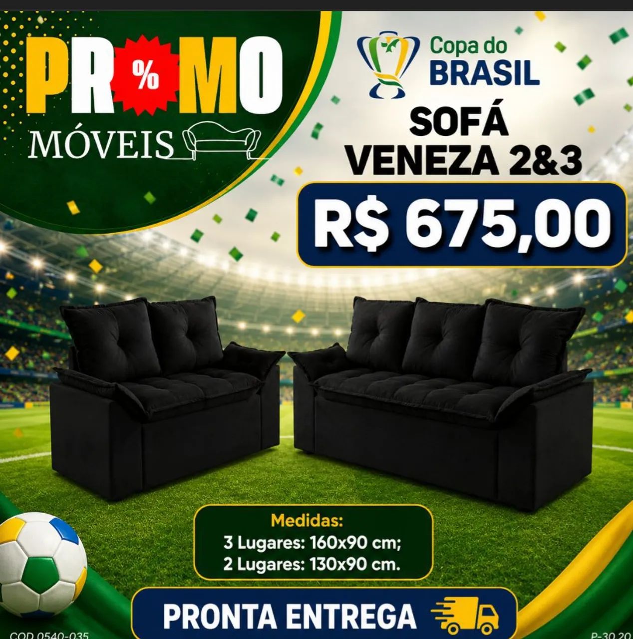 Conjunto de Sofá Veneza