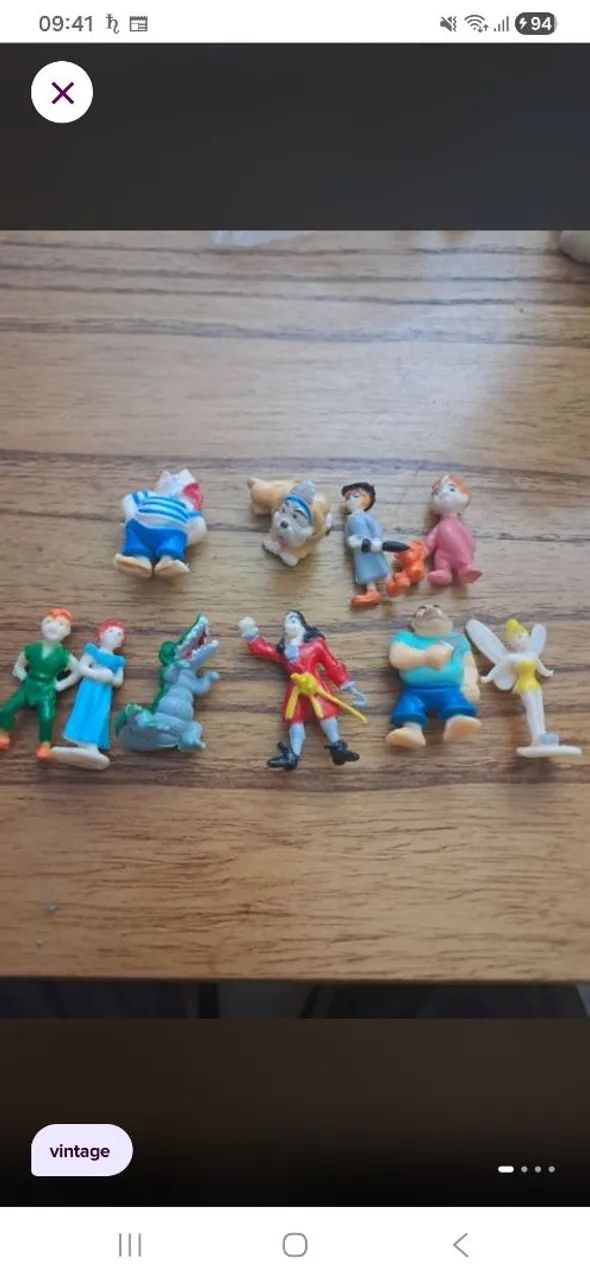 Miniaturas Coleção Peter Pan Vintage 