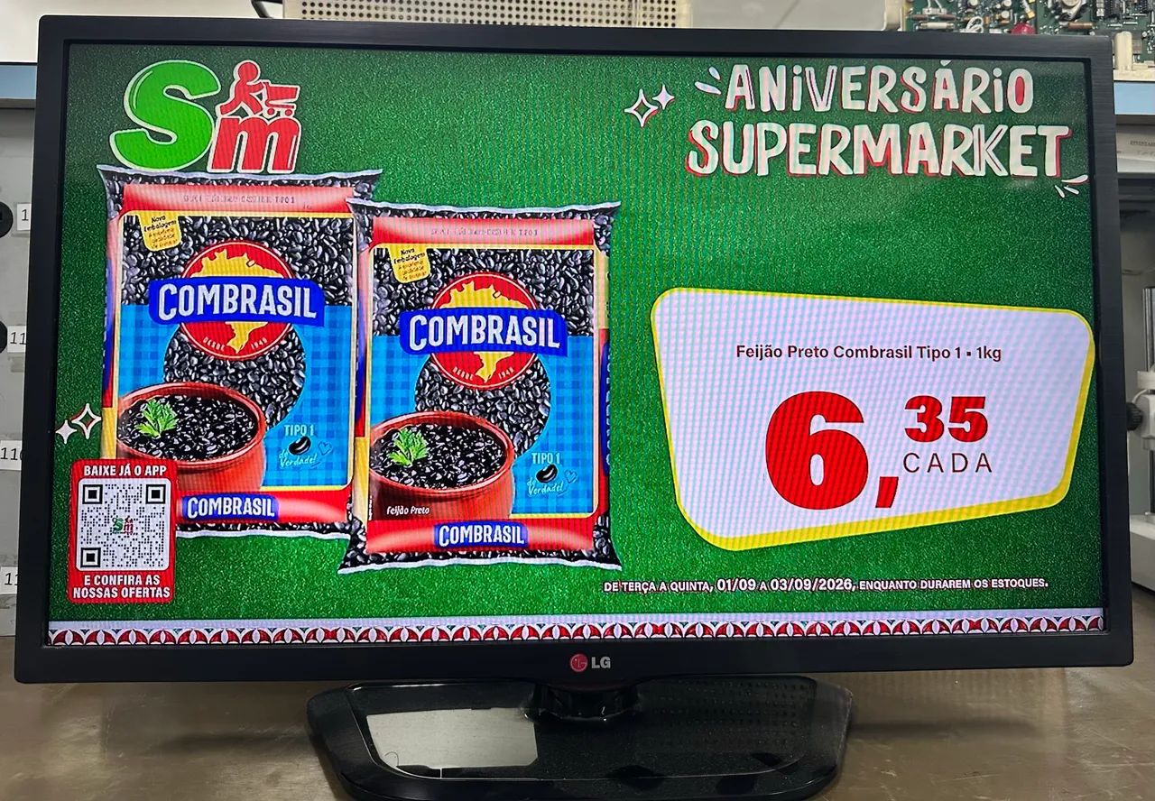 TV 32 polegadas LG FULL HD com pedestal  - Foto 4