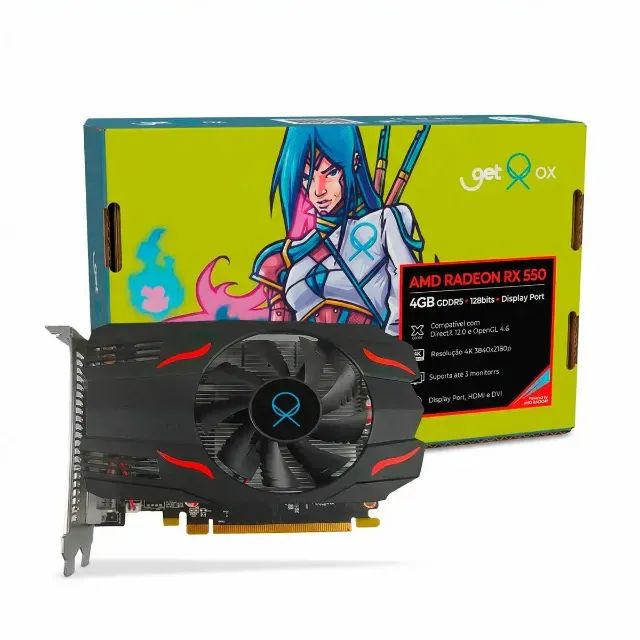 Placa de Vídeo RX550 AMD - Foto 2