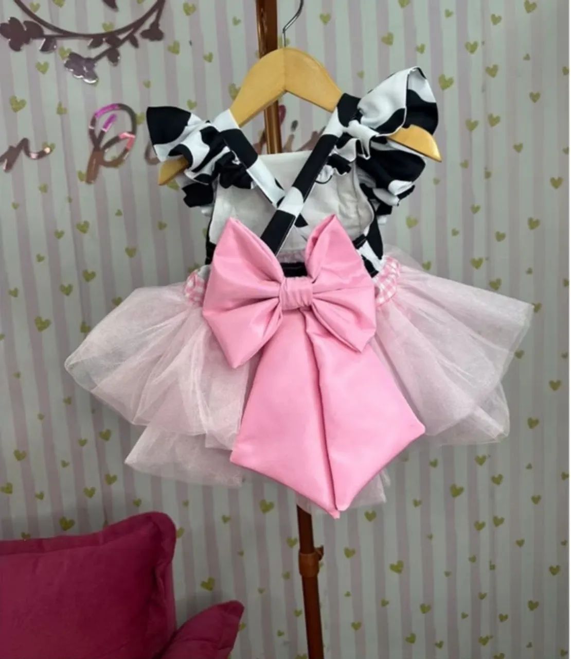 Romper fazendinha rosa - Foto 2