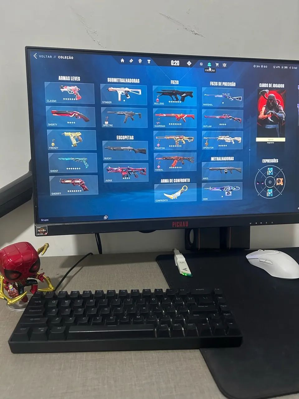 monitor gamer 280hz full hd 24 polegadas - Foto 3