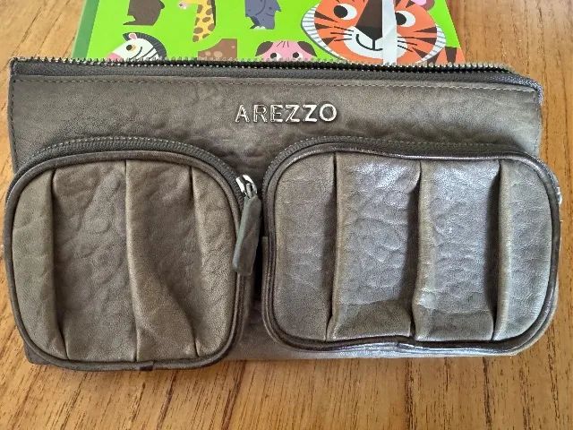 Arezzo bolsa de couro  - Foto 3