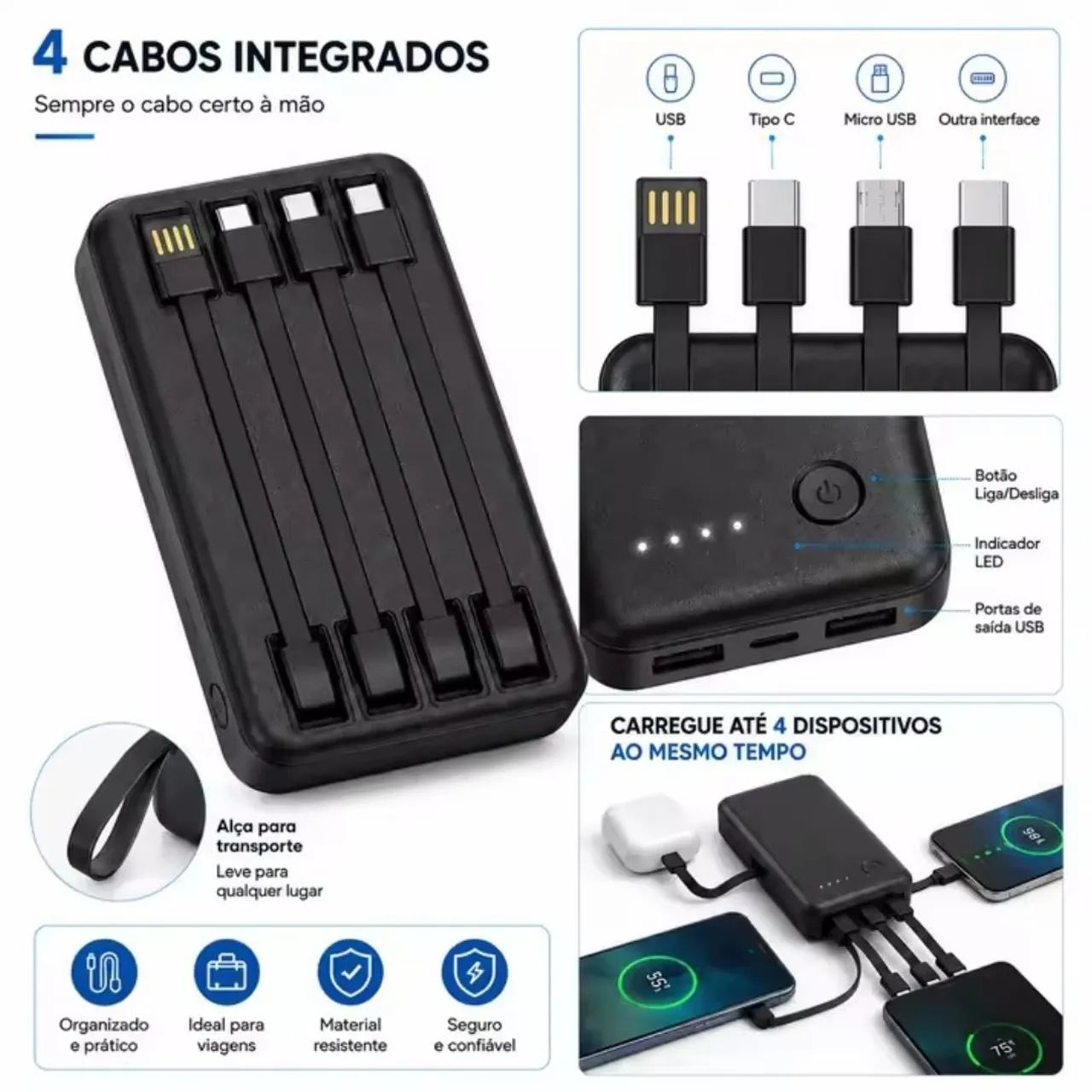 Power bank 26000 ( já carregado )  - Foto 3