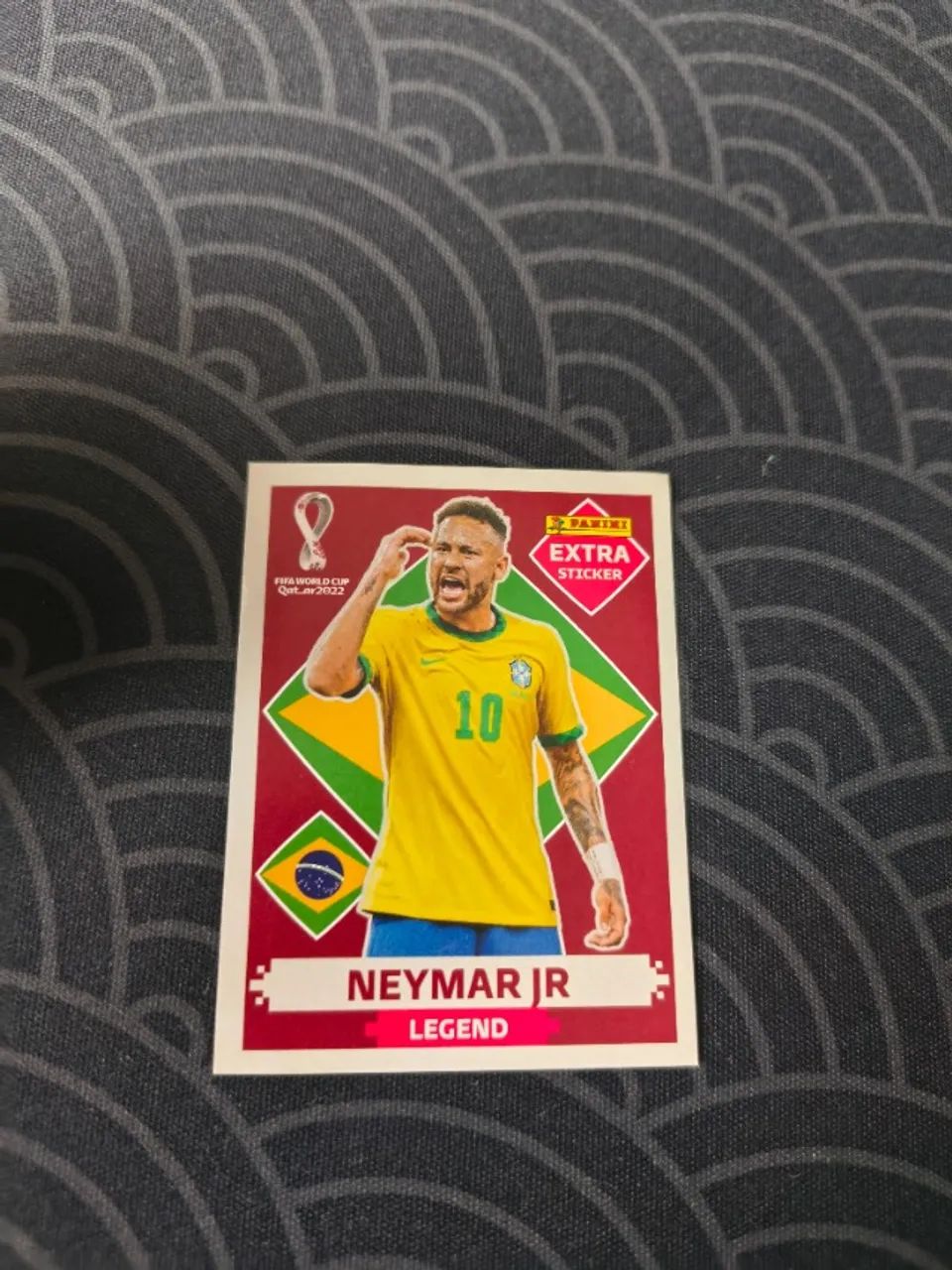 Figurinha legend do Neymar 2024