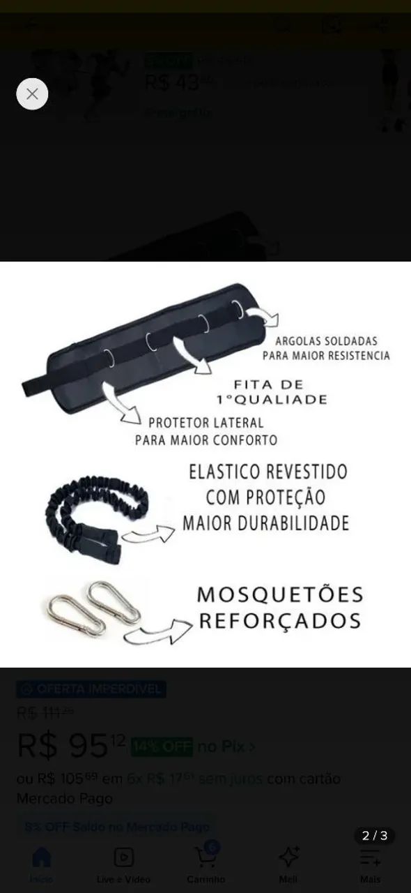 Cinto de Tração 02 pares. - Foto 4