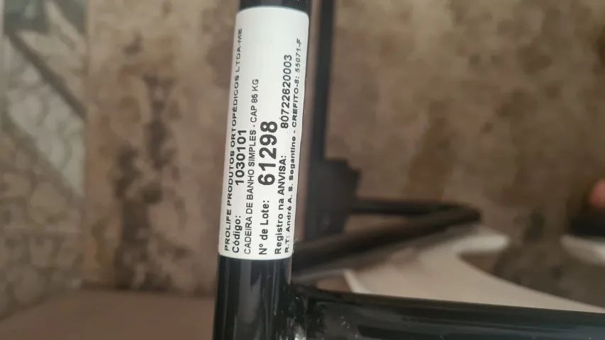 Cadeira para banho com almofada - Foto 3