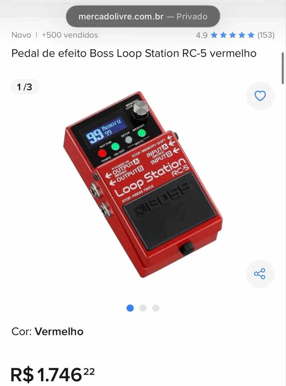 Pedal Boss RC-5 Loop Station - Foto 4