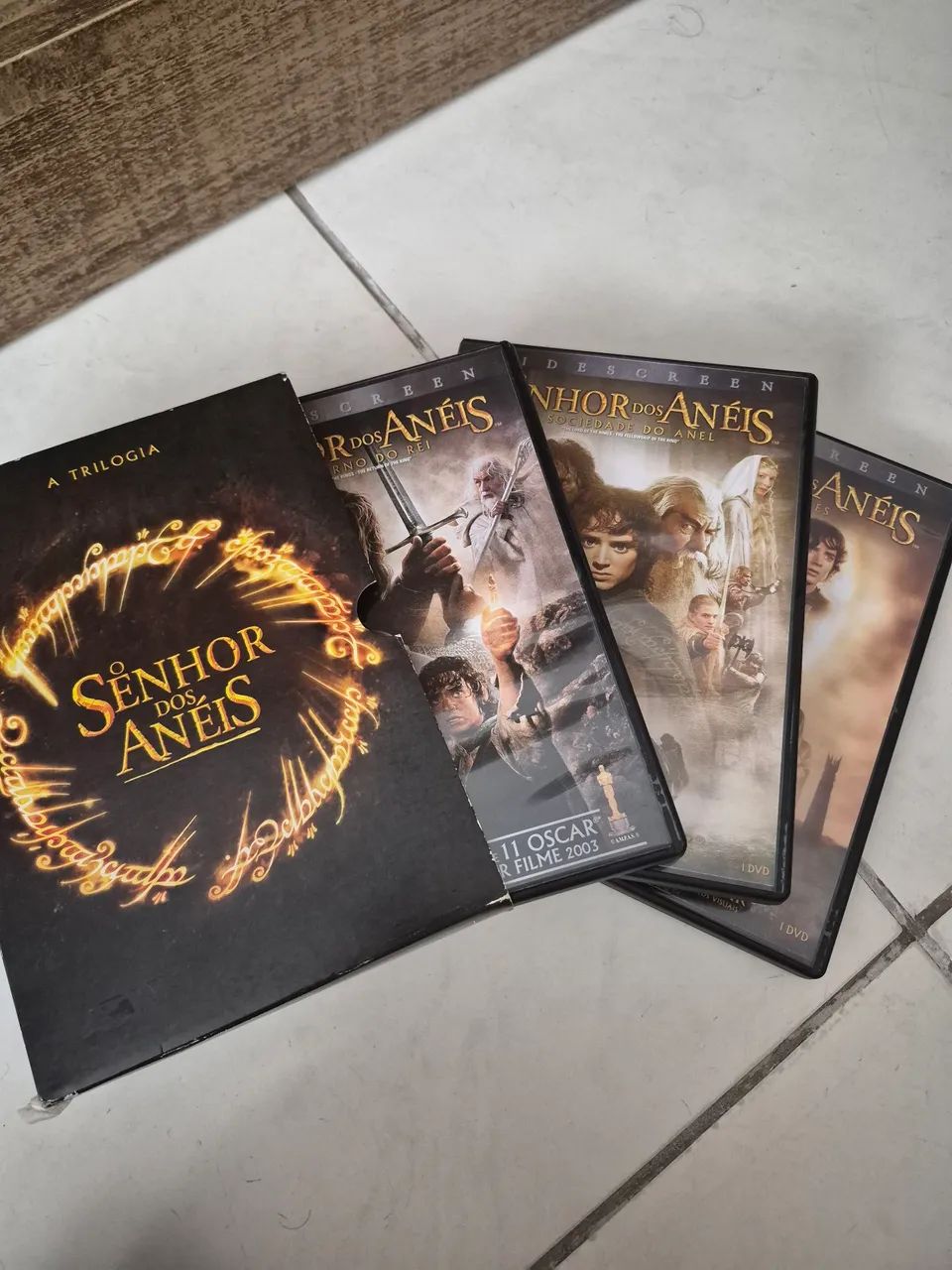 DVD Senhor dos Anéis A Trilogia.