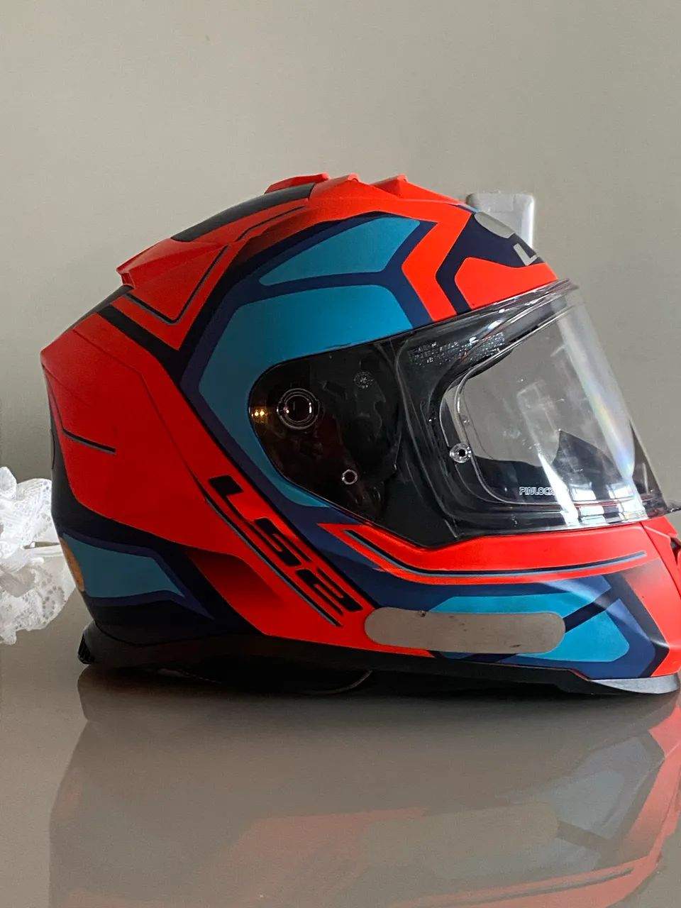 Capacete LS2 58 com comunicador  - Foto 3