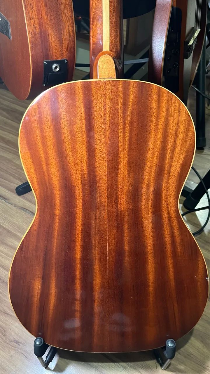 Viola Clássica Del Vecchio Tampo Maciço Eletroacústica  - Foto 5