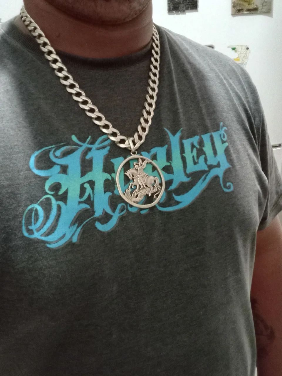 Cordão e pulseira de prata  - Foto 2