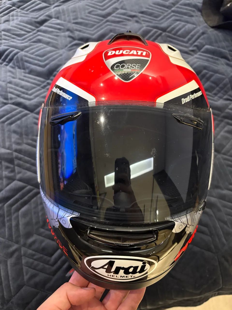 Capacete Arai Rx - 7 GP Ducati Corse 14 