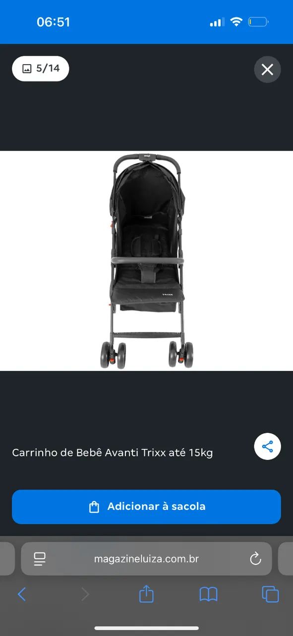 carrinho de  bebê  - Foto 2