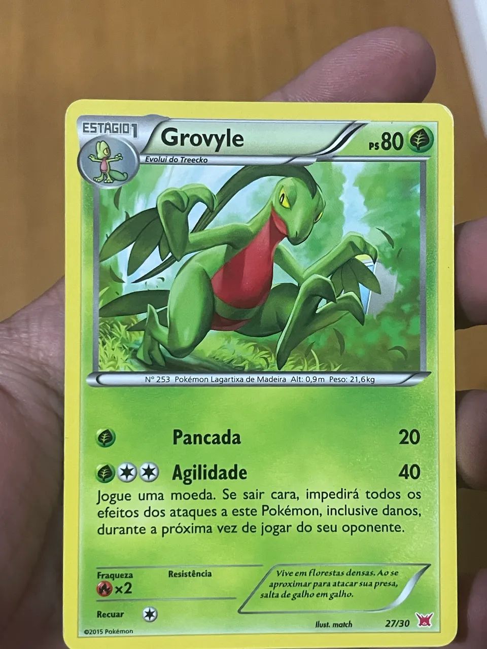 Carta pokemon treecko e grovyle - Foto 3