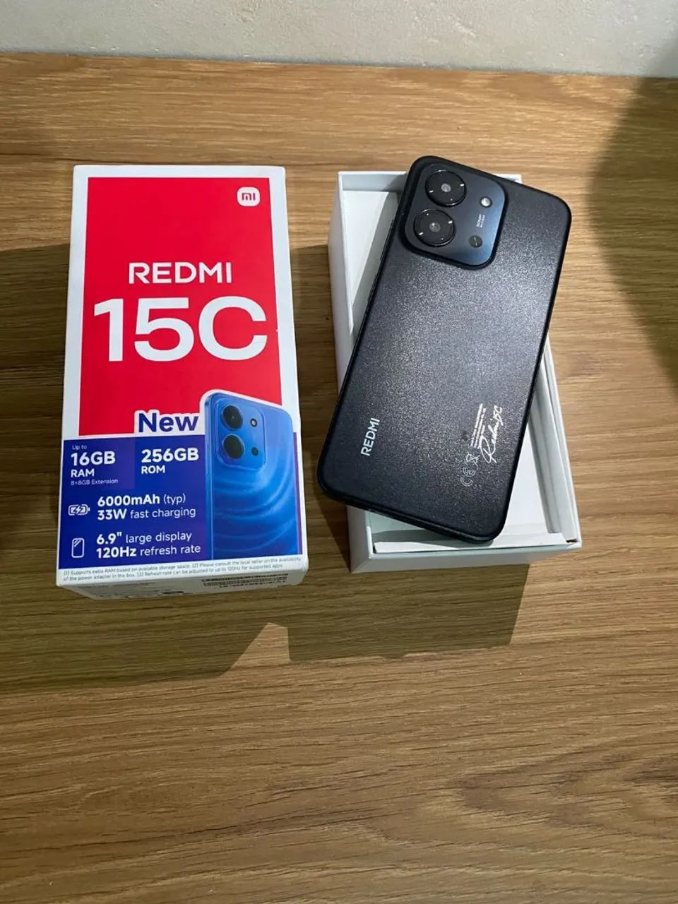Celular Redimi 15C 256GB - NOVO - Completo 