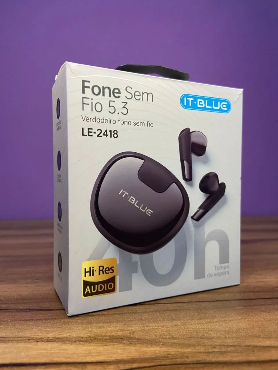 Fone Bluetooth Wireless 5.3 - It Blue LE-2418 - Foto 4