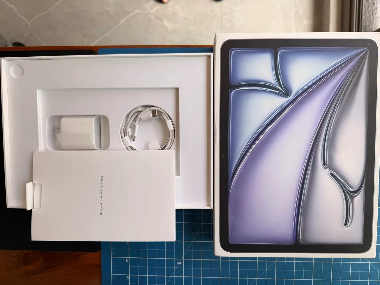 iPad Air M2 256GB 11pol c/ Apple Pencil Pro - Impecável - Foto 4
