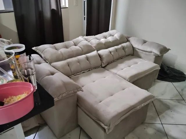 Sofá Retrátil & Reclinável 2m - Entrega em 24h + Frete Grátis SP - Foto 4