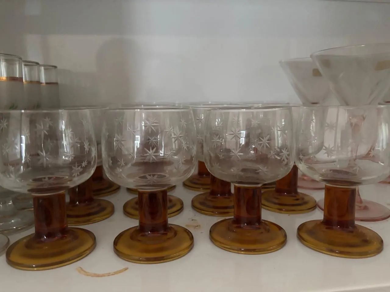 Jogo com 12 copos de vidro / taça de champanhe  - Foto 4