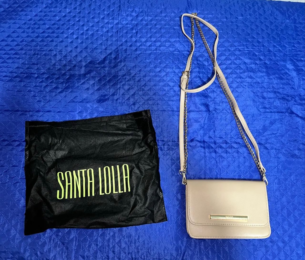 Bolsa Santa Lolla Bege e Zara Rosa usada - Foto 2