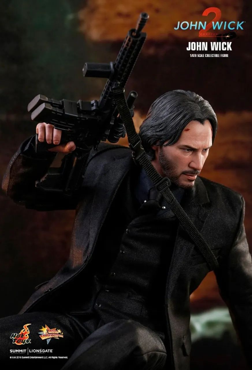 John Wick Hot Toys Chapter 2 Mms504 1/6 - Foto 2