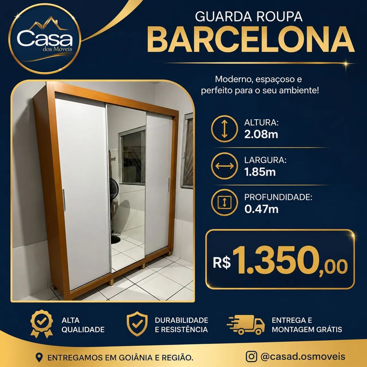 Guarda roupa Barcelona 