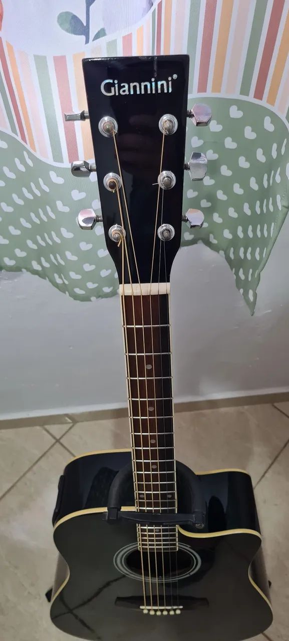 Violão Gianini elétrico com afinador  - Foto 3