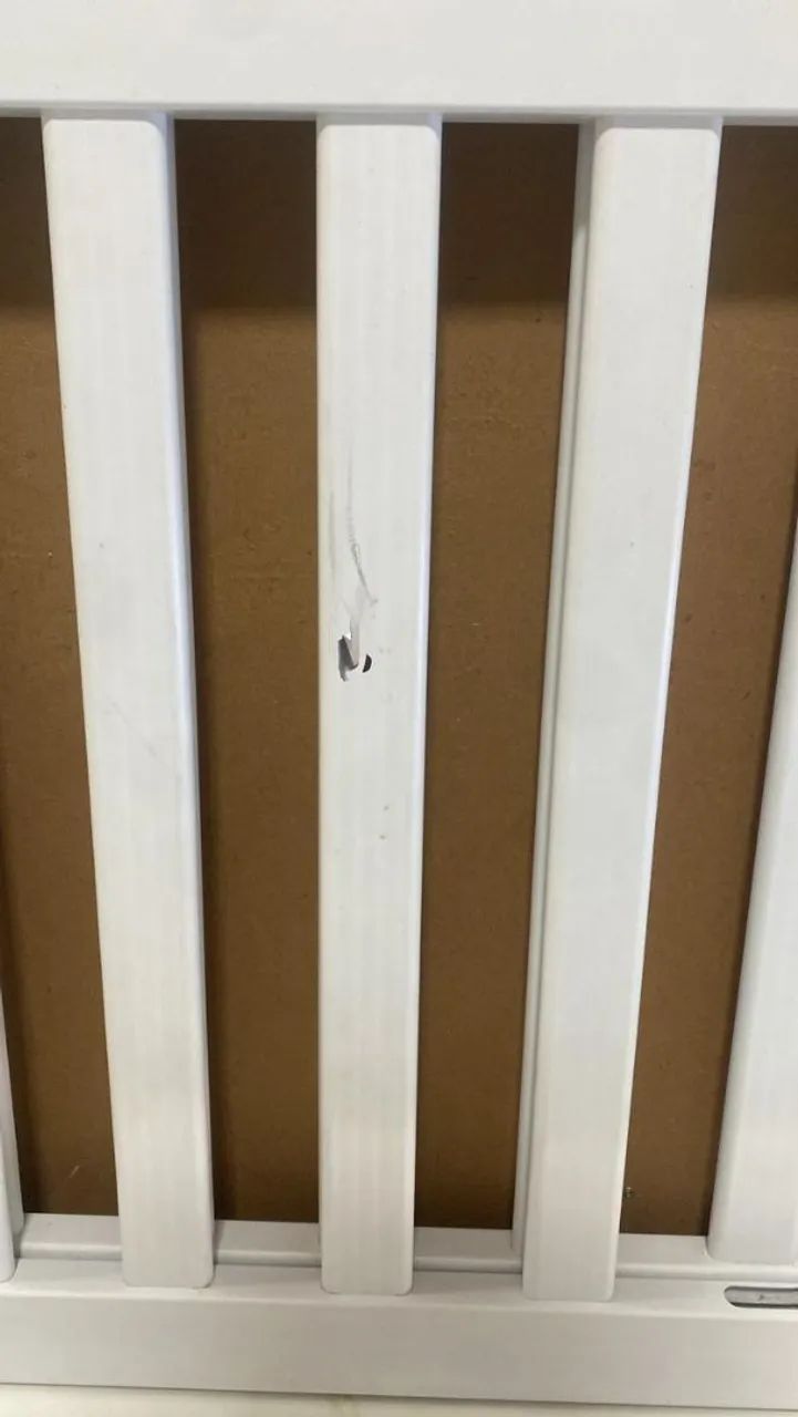 Berço Branco em MDF - Usado - Foto 4
